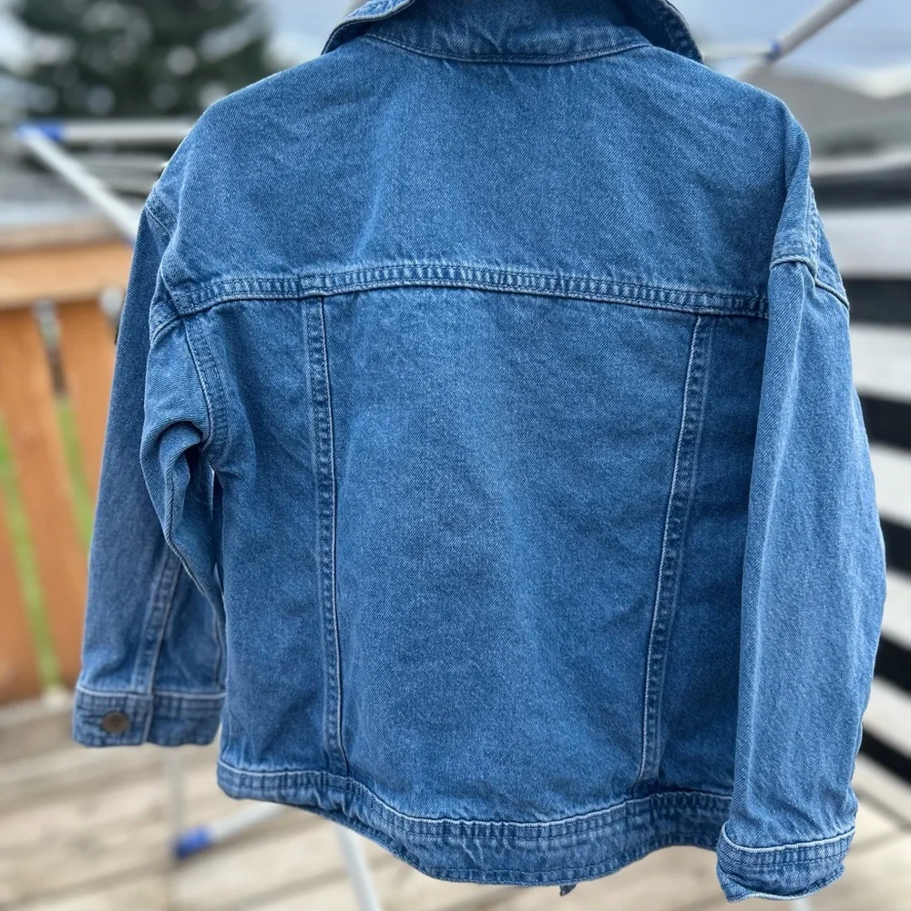 Disney Blue Denim Jacket with Mickey Mouse Embroidery - Picture 4 of 8